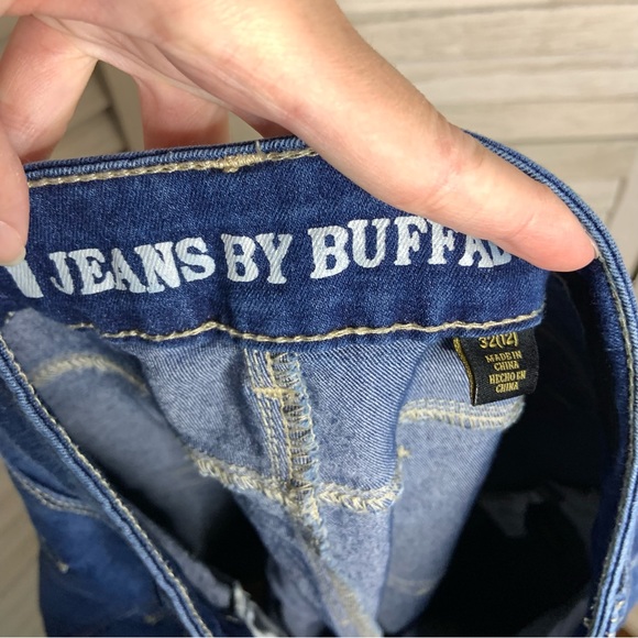 I Jeans by Buffalo Tisha Skinny Bermuda Dark Wash Jean Shorts 12 - Picture 7 of 10